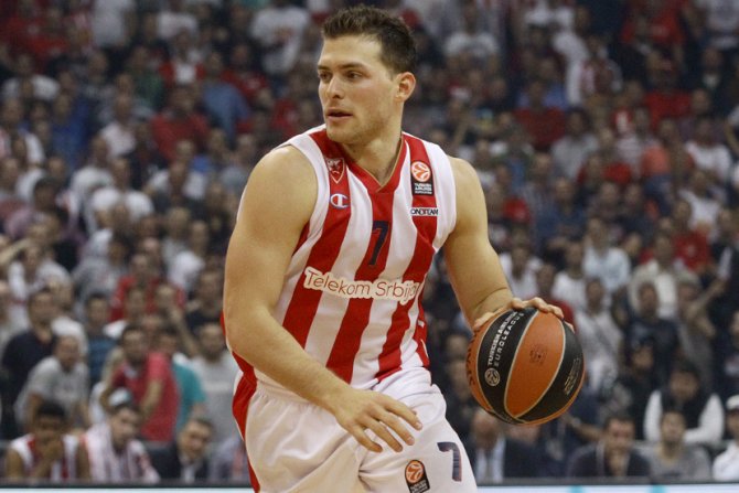 KK  Crvena zvezda - KK Strazbur, Gal Mekel