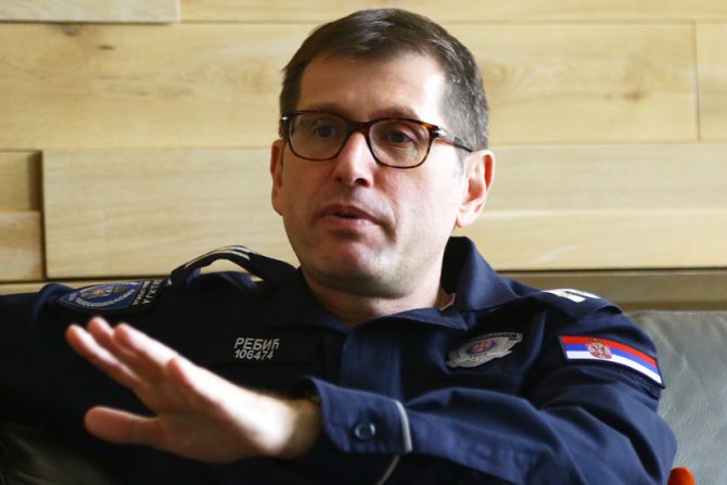 Saobracajna policija, Nacelnik saobracajne policije Vladimir Rebic 