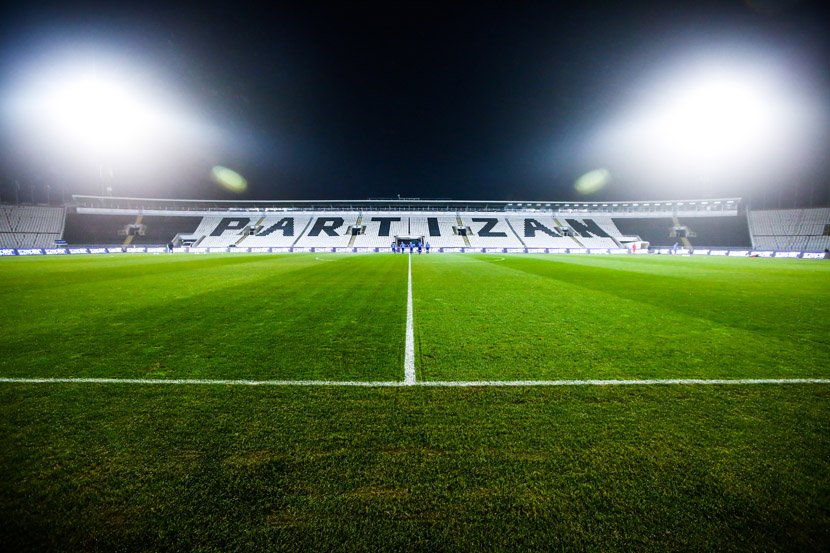 Prazan stadion FK Partizan - FK Borac, Stadion FK Partizan, JNA