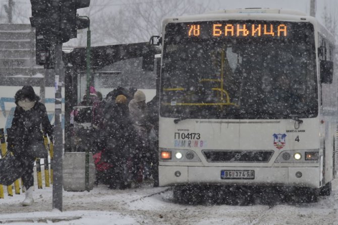 Beograd, sneg