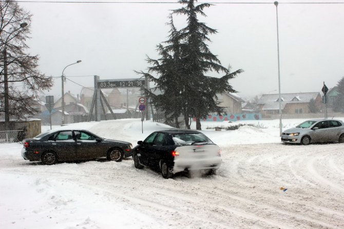 Jagodina, sneg