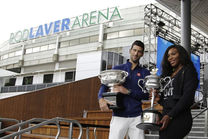 Australian Open, Novak Đoković, Serena Vilijams