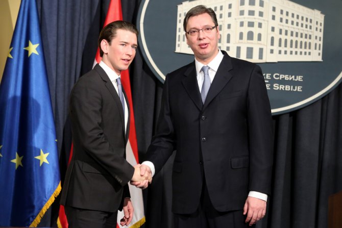 Sebastijan Kurc i Aleksandar Vučić