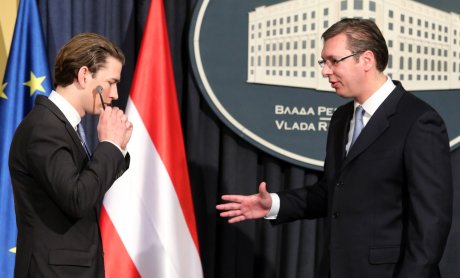Sebastijan Kurc i Aleksandar Vučić