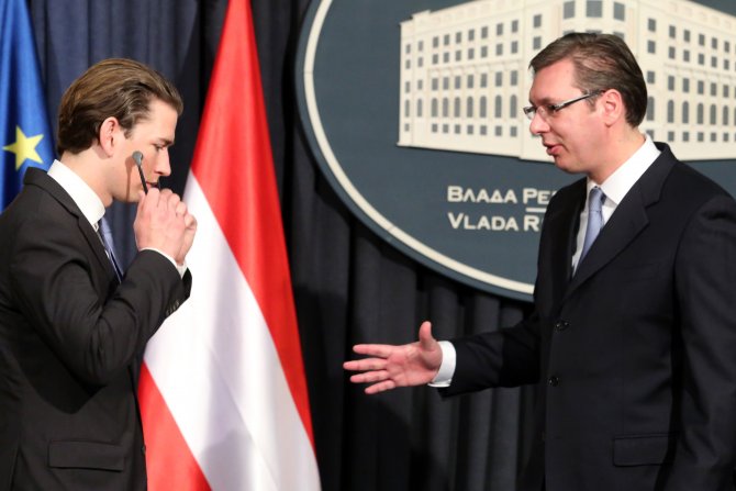 Sebastijan Kurc i Aleksandar Vučić