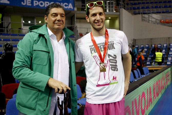 KK Partizan - KK Mega Leks, Miško Ražnatović i Nikola Ivanović  KK Partizan - KK Mega Leks, Miško Ražnatović i Nikola Ivanović
