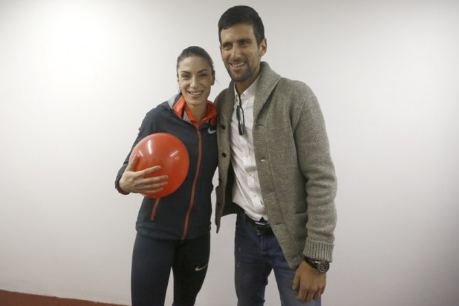 Prvi Srpski Dvoranski Miting u Atletici, Ivana Španović i Novak Đoković Prvi Srpski Dvoranski Miting u Atletici, Ivana Španović i Novak Đoković