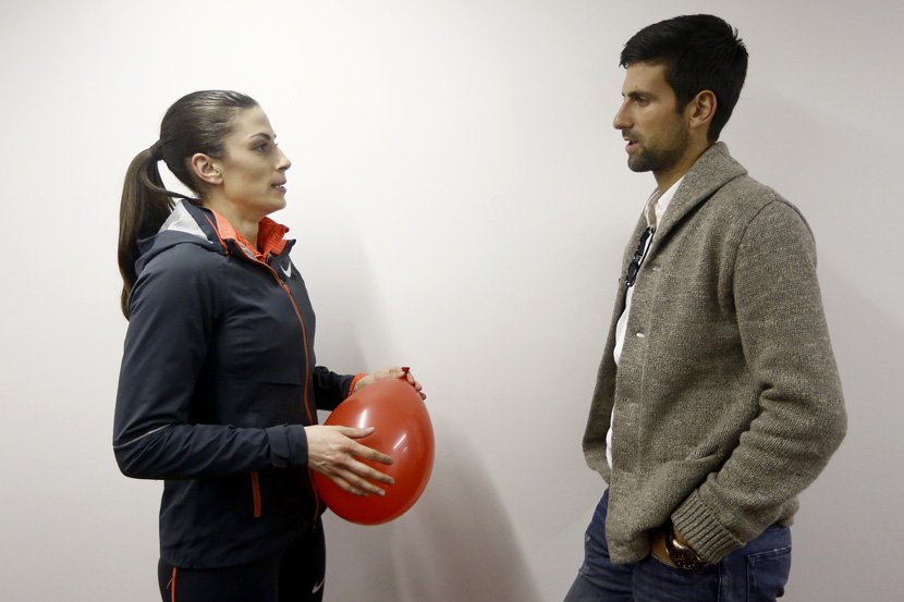 Prvi Srpski Dvoranski Miting u Atletici, Ivana Španović i Novak Đoković Prvi Srpski Dvoranski Miting u Atletici, Ivana Španović i Novak Đoković