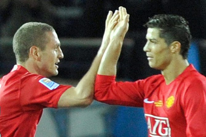 Nemanja Vidić, Kristijano Ronaldo