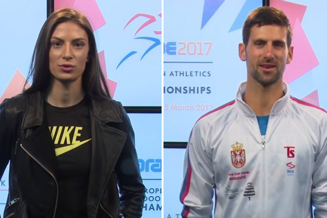 Ivana Španović, Novak Đoković