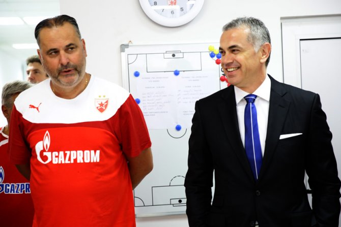 Zvezdan Terzić, Miodrag Božović, FK Crvena zvezda pocetak sezone 2016-201771