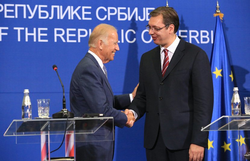 Džozef Bajden, Aleksandar Vučić