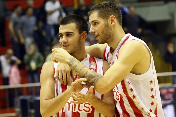 KK Crvena Zvezda, KK Cedevita, Stefan Jović i Nikola Rebić 