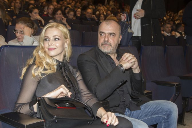 Premijera filma "Stado" u "Sava centru", Aleksandra i Nikola Kojo