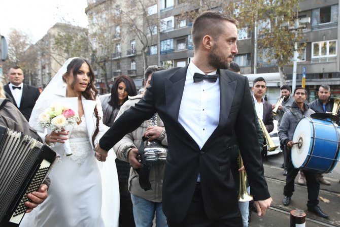 Viktor Troicki i Aleksandra Đorđević svadba