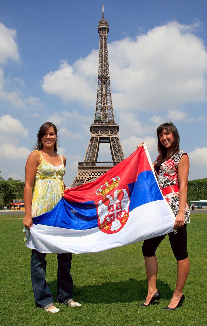 Ana Ivanović i Jelena Janković 2007. Rolan garos