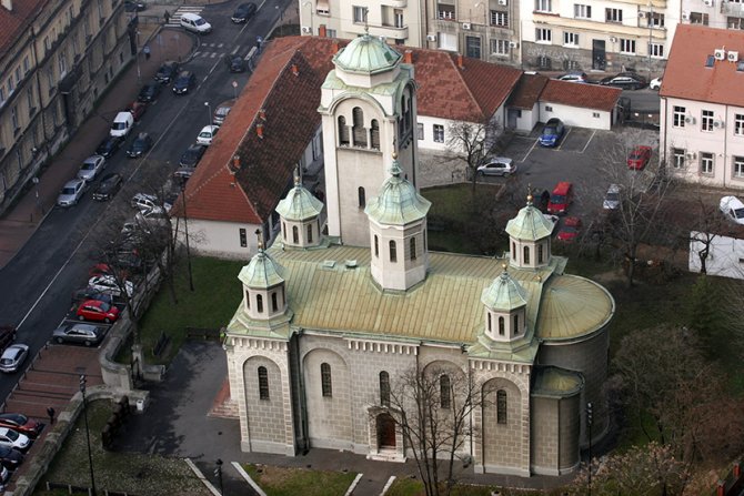 Panorama grada Beograda, centar