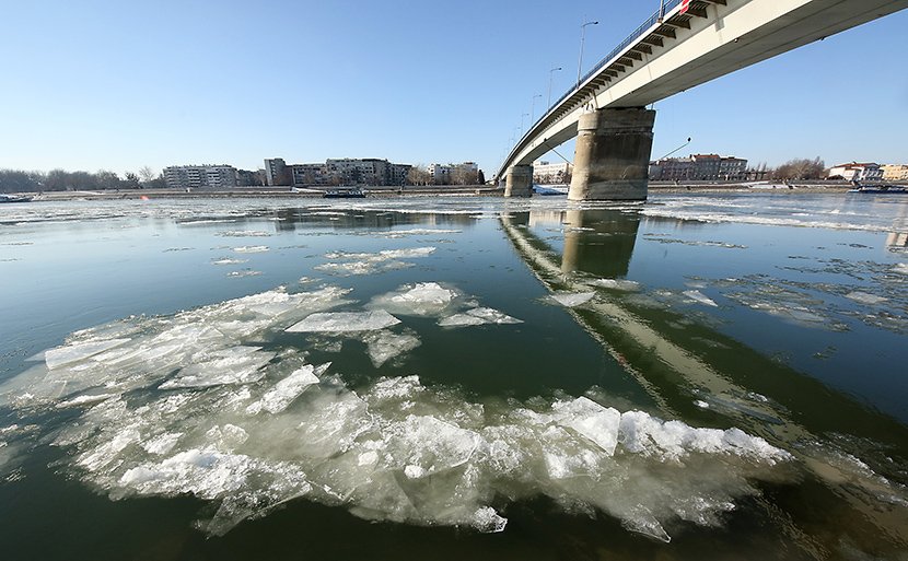 Mraz na Dunavu
