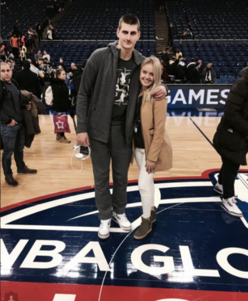 Natalija Maćešić, Nikola Jokić, devojka Natalija Maćešić, Nikola Jokić, devojka
