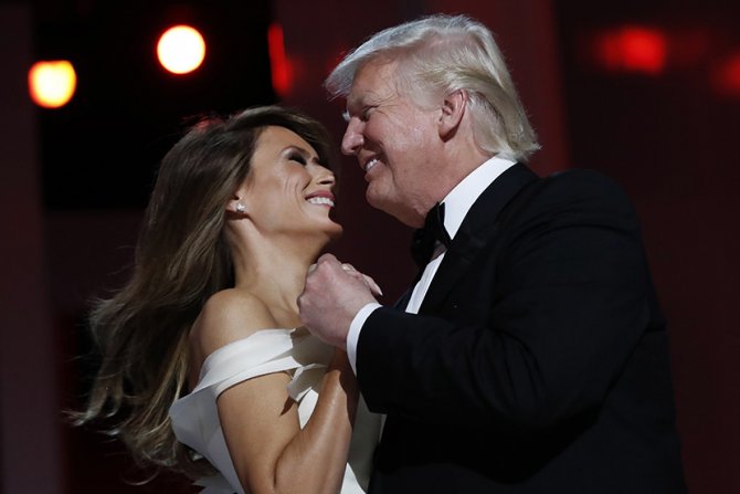 Inauguracioni bal, Melanija i Donald Tramp