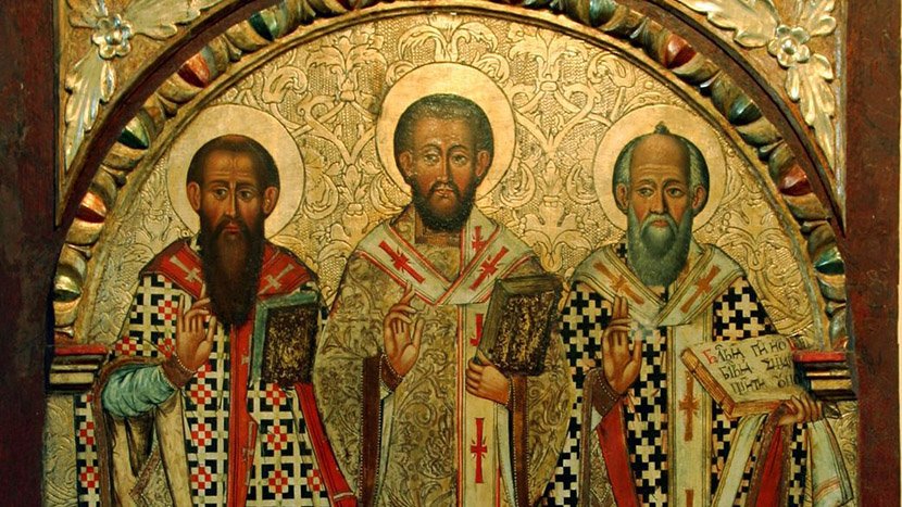Sveta tri jerarha - Vasilije Veliki, Grigorije Bogoslov i Jovan Zlatousti