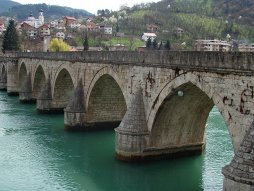 Višegrad, most, Drina, na Drini ćuprija
