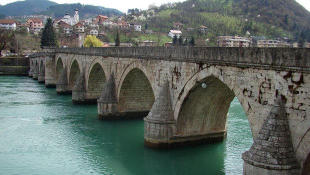 Višegrad, most, Drina, na Drini ćuprija