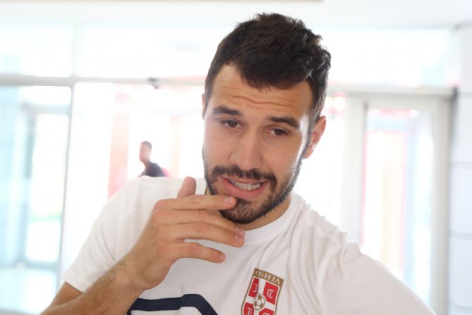 Luka Milivojević, Fudbalska reprezentacij Srbije, okupljenje, Stara Pazova, Fudbalska reprezentacija Gruzija, kvalifikacije za Svetsko prvenstvo, Rusija 2018