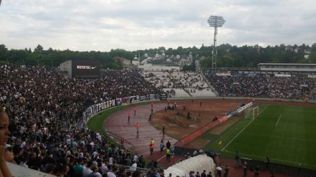 FK Partizan - FK Mladost Lučani, stadion JNA, Grobari