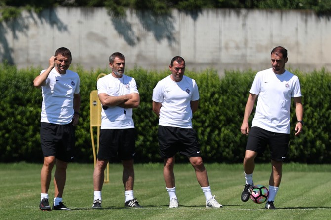 FK Partizan, pocetak priprema za sezonu 2017 - 2018, Miroslav Đukić, Goran Padurović, Milan Milijaš,  Andrija Delibašić 