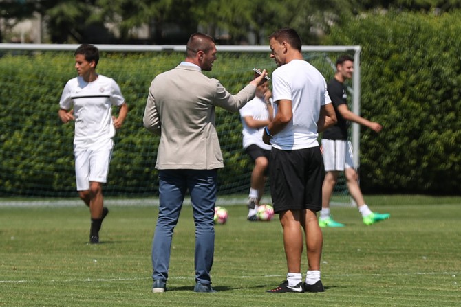 FK Partizan, pocetak priprema za sezonu 2017 - 2018, Ivica Ilijev i Miroslav Đukić