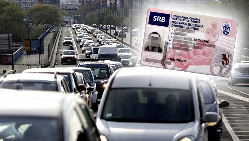 Vozačka dozvola, Gužva u saobraćaju, Brankov most, vozači