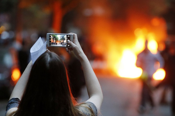 Protest Crnog bloka u Hamburgu koji je domaćin samita G20.