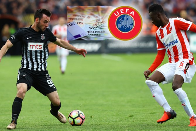 154 derbi, FK Crvena zvezda - FK Partizan, UEFA EVRI