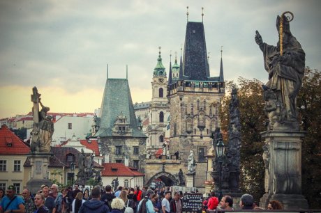 Prag, Češka, panorama, grad