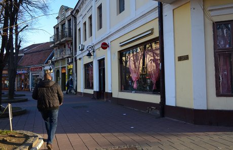 Kraljevo, centar grada panorama