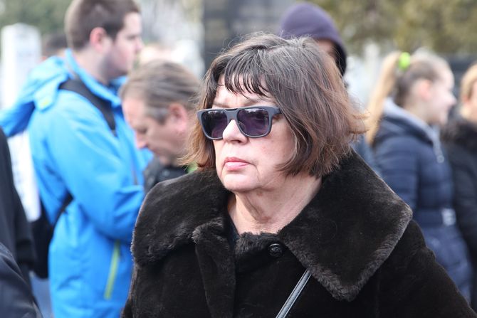 Gorica Popovic, Nebojsa Glogovac, sahrana