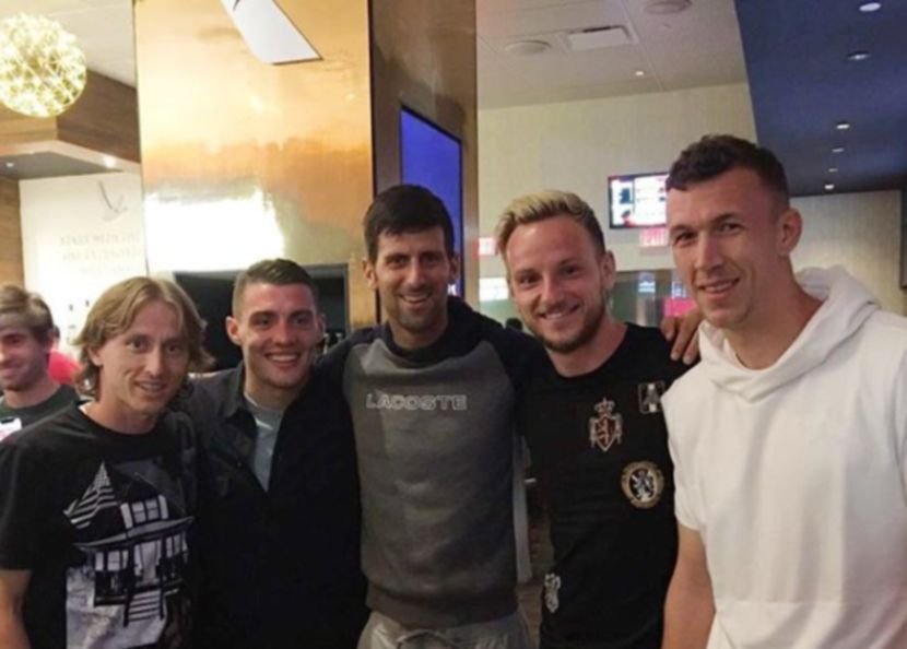 Novak Đoković, Luka Modrić, Mateo Kovačić, Ivan Rakitić, Ivan Perišič, Fudbalska reprezentacija Hrvatske, hrvatski fudbaleri