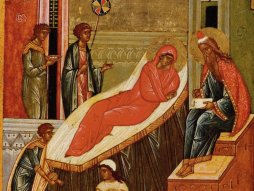 Rođenje Svetog Jovana Krstitelja, znanog i kao Sveti Jovan Preteča, Ivanjdan, Ikona, Pravoslavlje, Crkva, Pravoslavna crkva, Hrišćanstvo