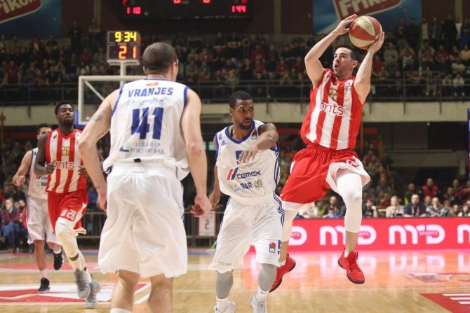 KK Crvena zvezda, KK Mornar Bar, Tejlor Ročesti