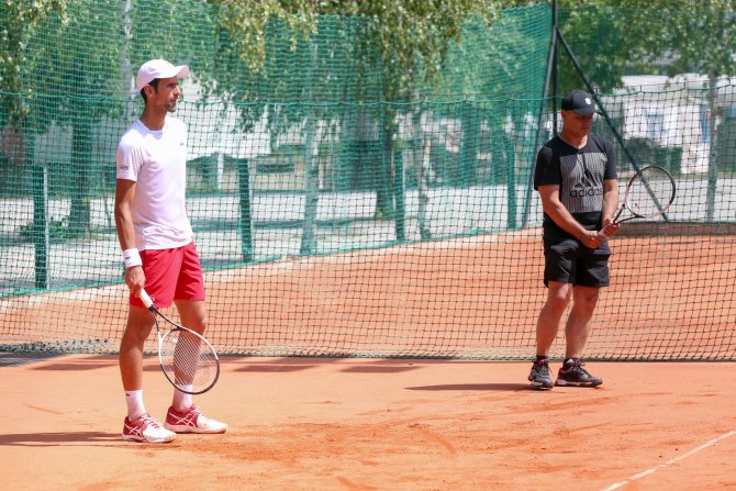 Novak Đoković i Marjan Vajda