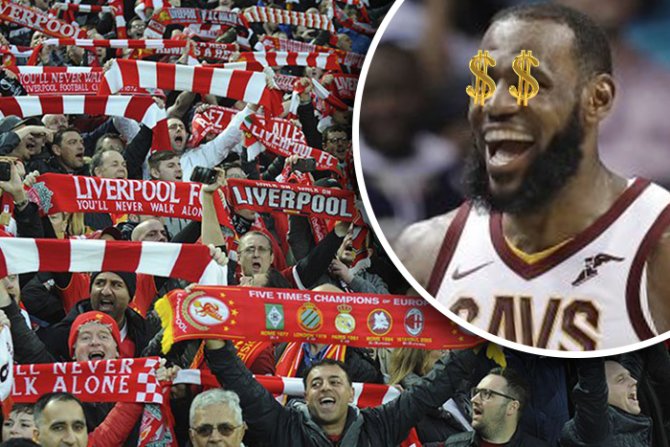 FK LIverpul, Lebron Dzejms