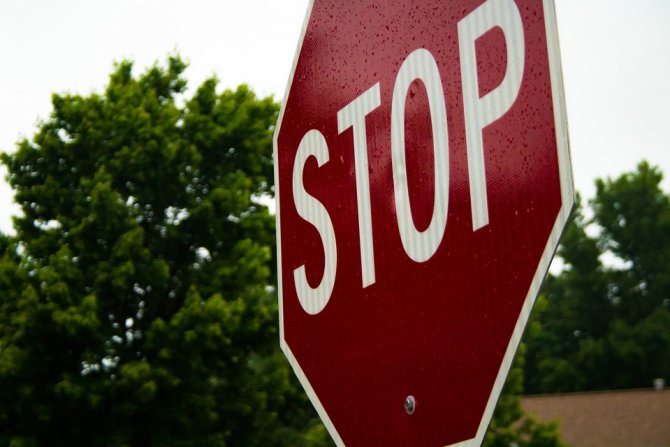 stop, znak stop, znak