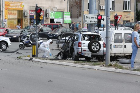 Eksplozija automobila, Siniša Milić, Autokomanda