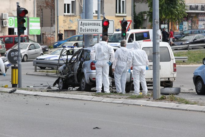 Eksplozija automobila, Siniša Milić, Autokomanda