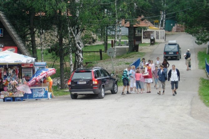 Divčibare, pešački prelazi