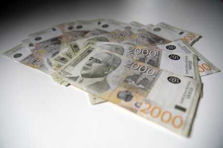 Dinari, pare, novac, dve hiljade dinara, novčanice