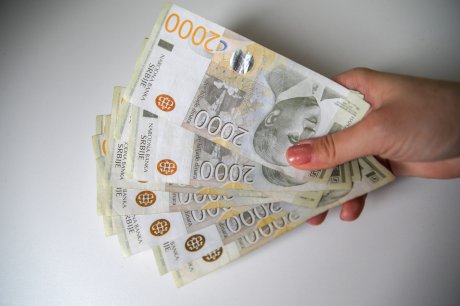 Dinari, pare, novac, dve hiljade dinara, novčanice