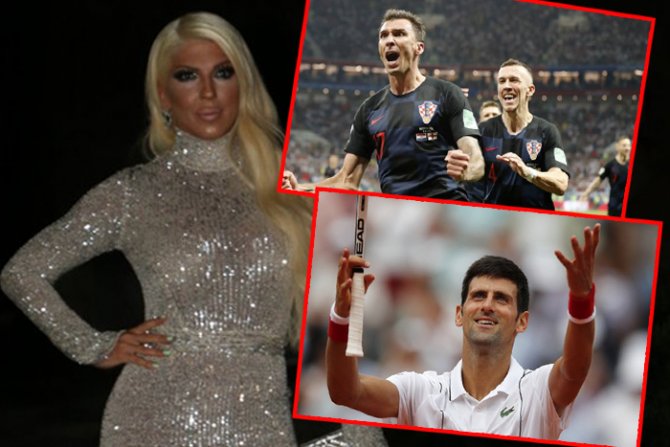 Jelena Karleusa, Novak Djokovic, Fudbaleri hrvatske