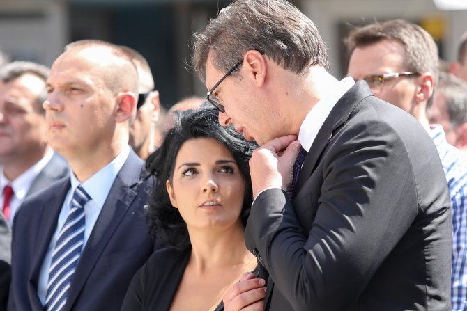 Aleksandar Vučić, Milena Popović Ivanović